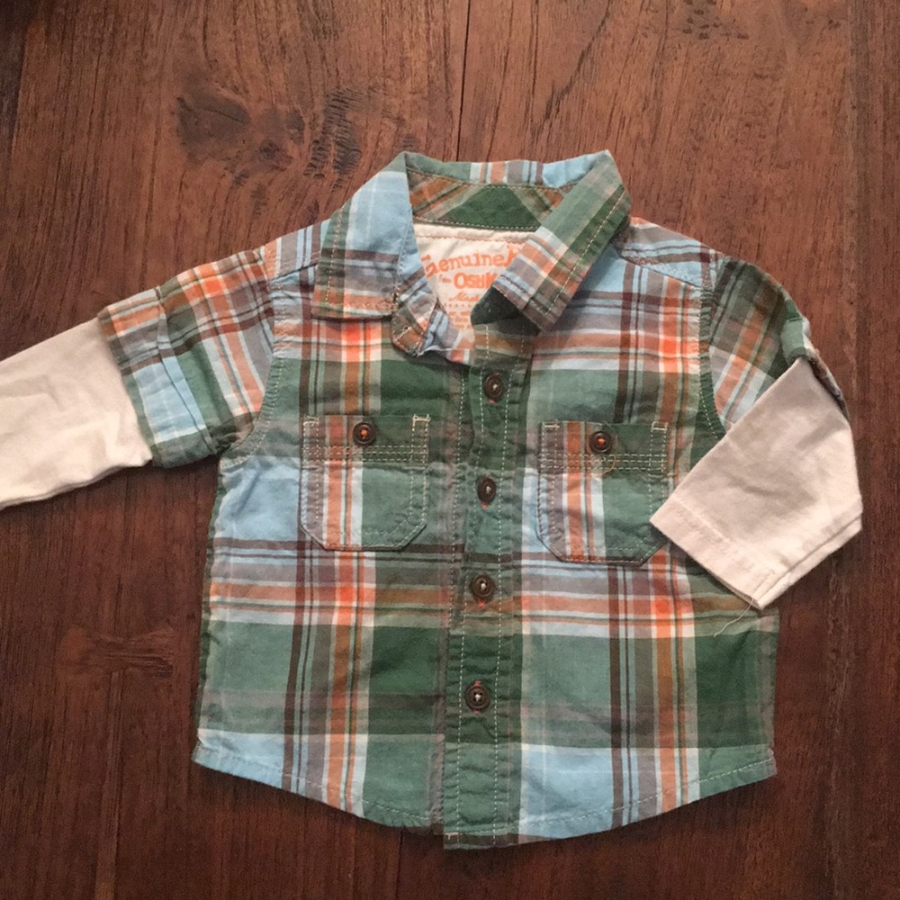 Osh Kosh button down 3 mo